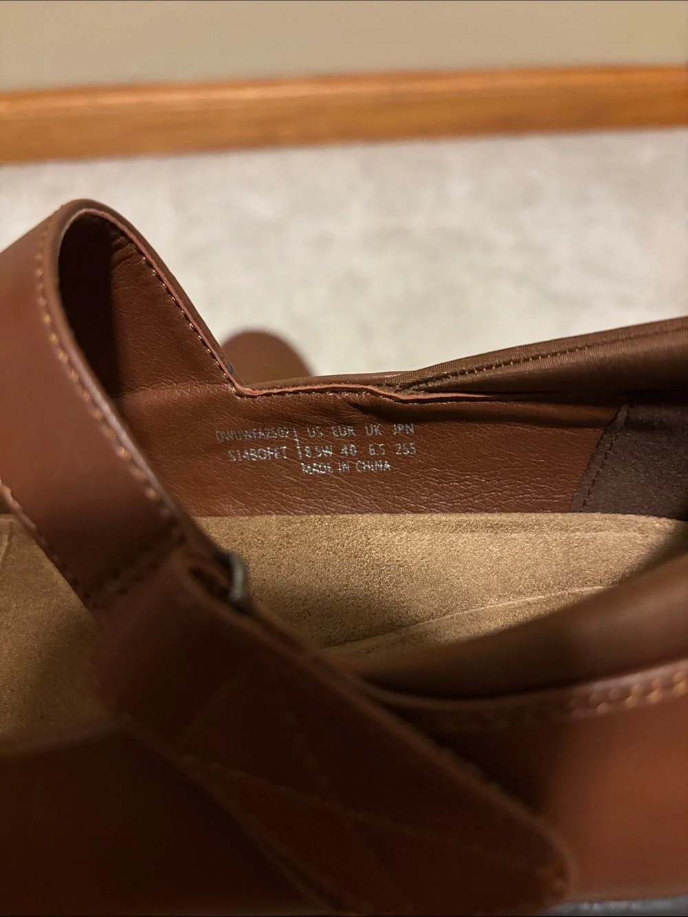 Dream Pairs Tan Mary Jane Flats with Adjustable Strap
